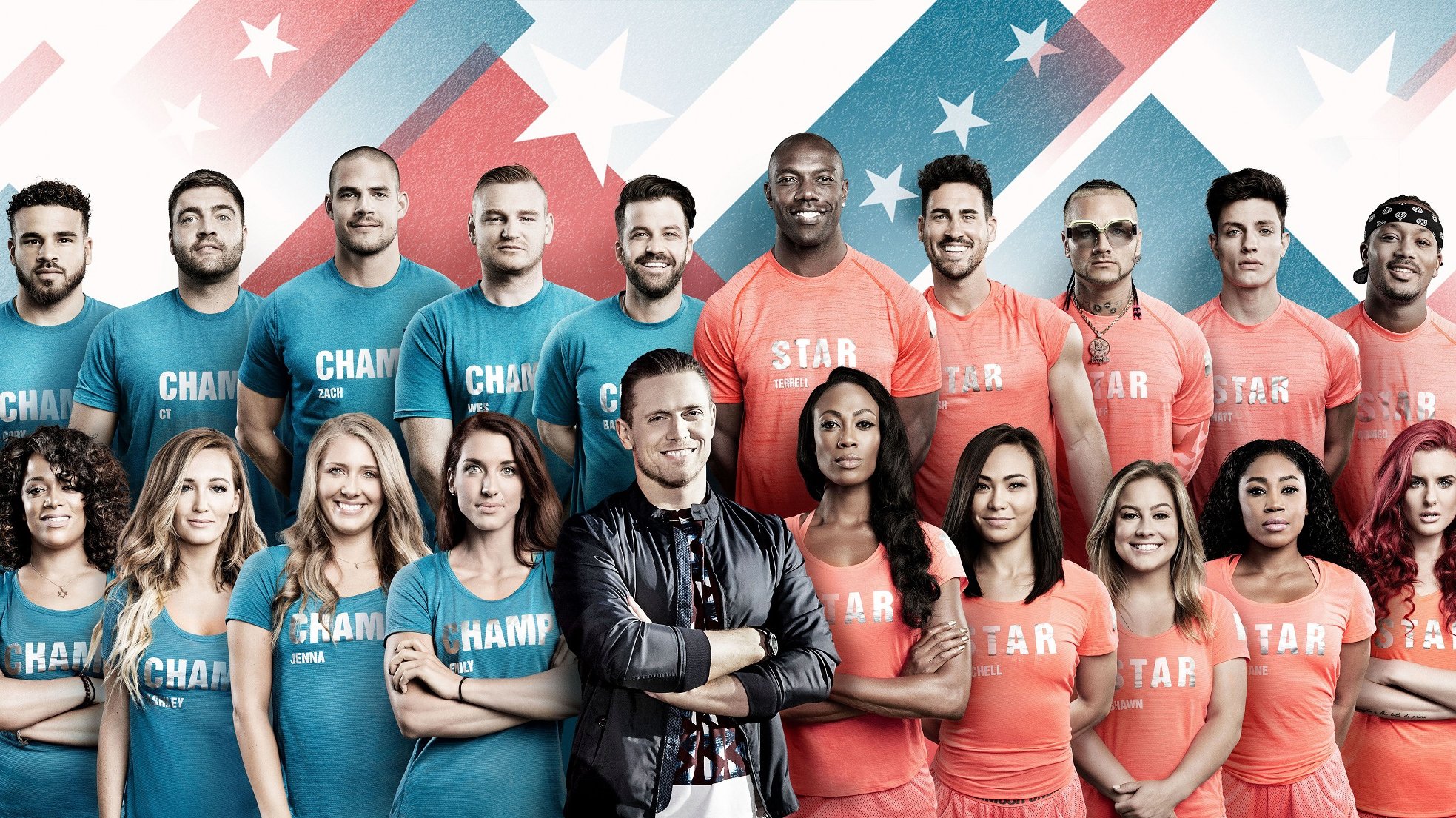 The Challenge: Champs vs. Stars Background