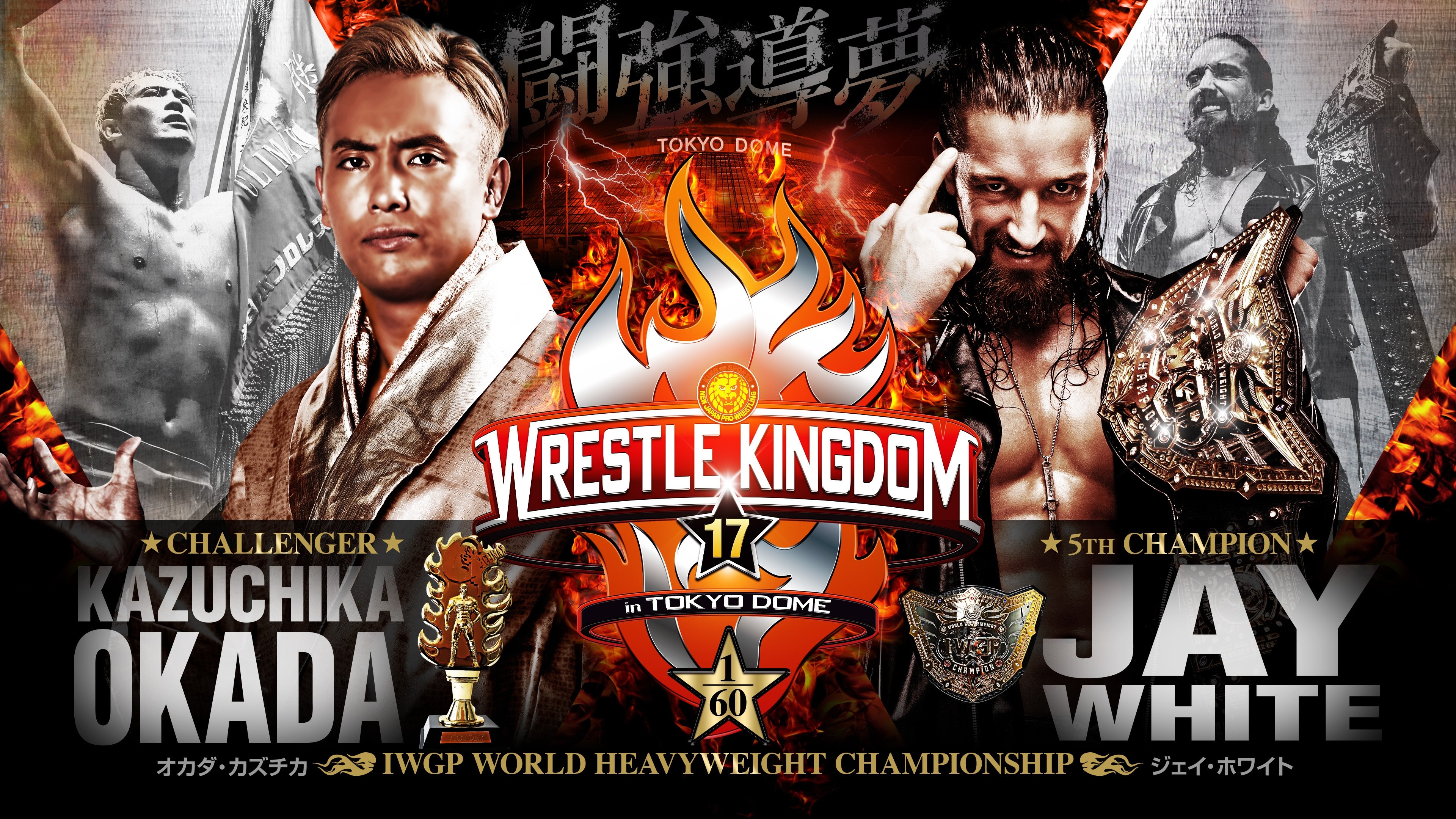 NJPW Wrestle Kingdom 17: Night 1 in Tokyo Dome Background