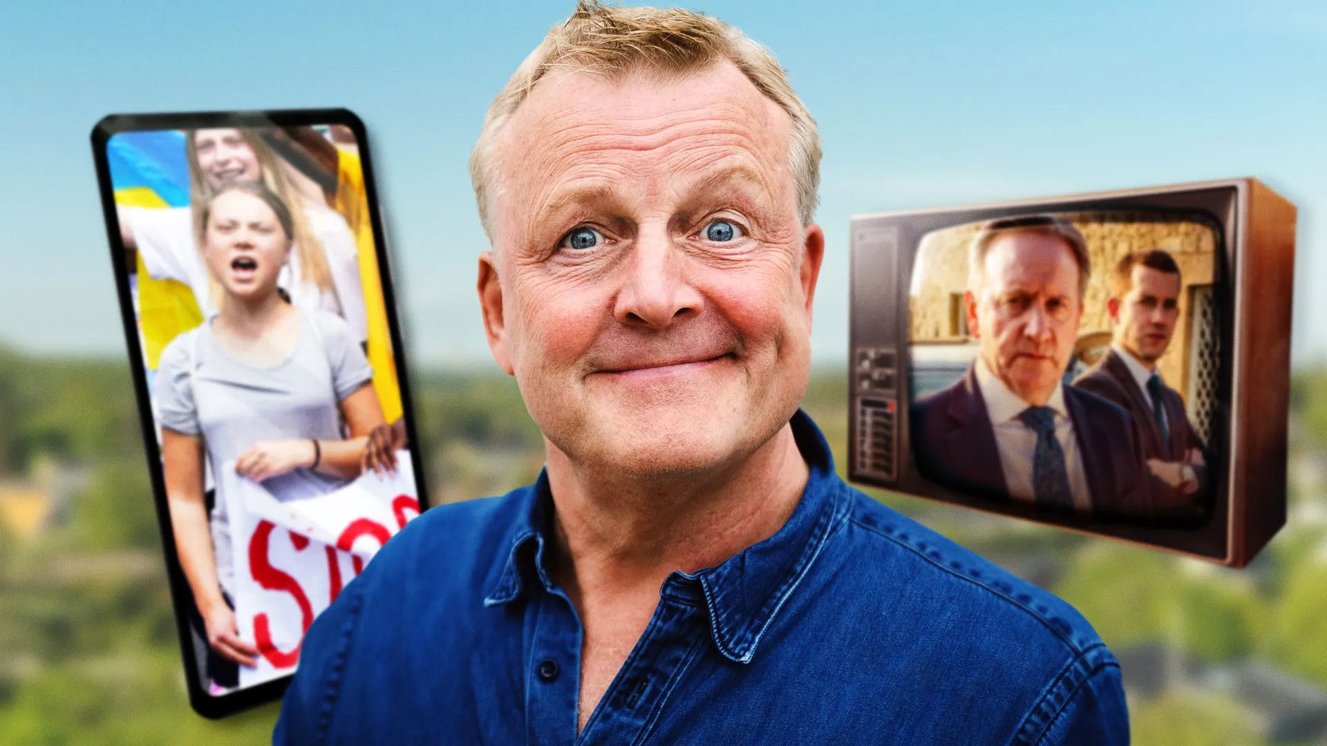 Gintberg på kanten Background