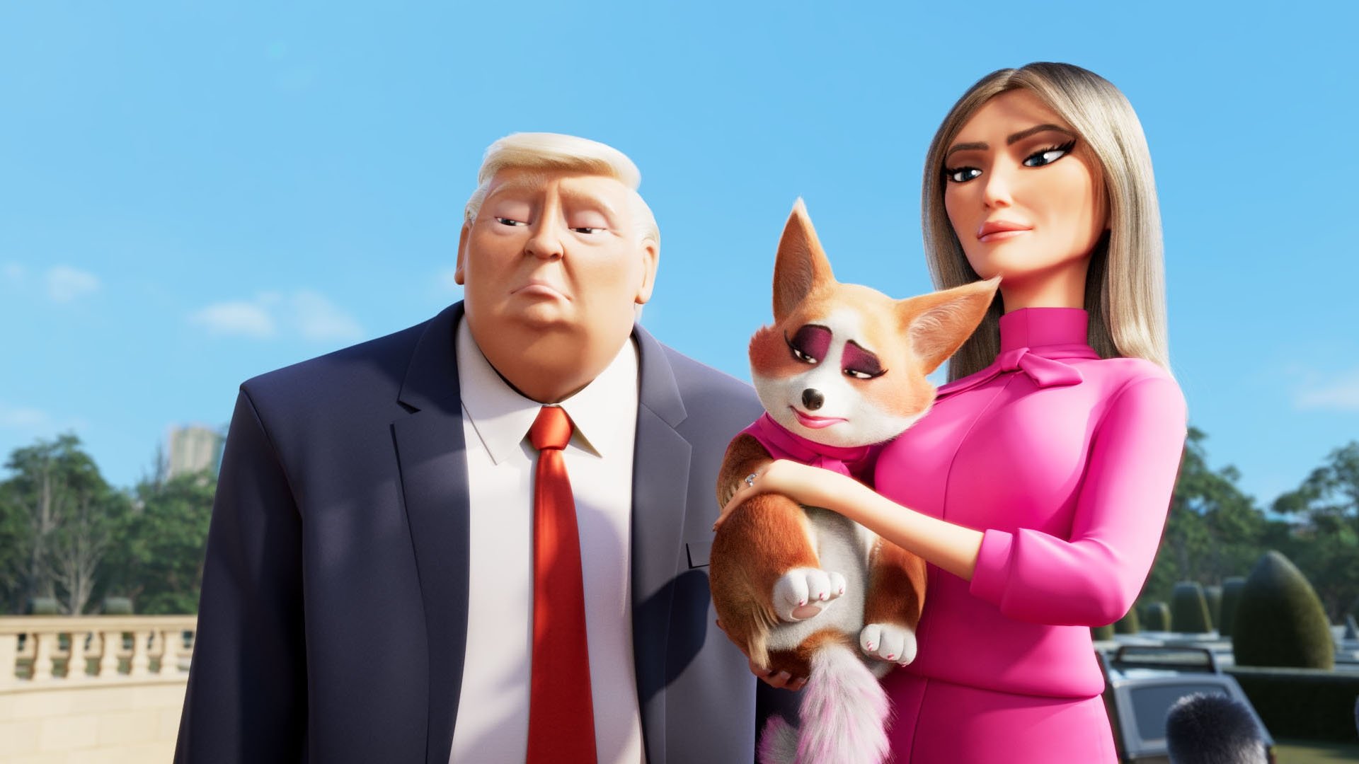 The Queen's Corgi Background