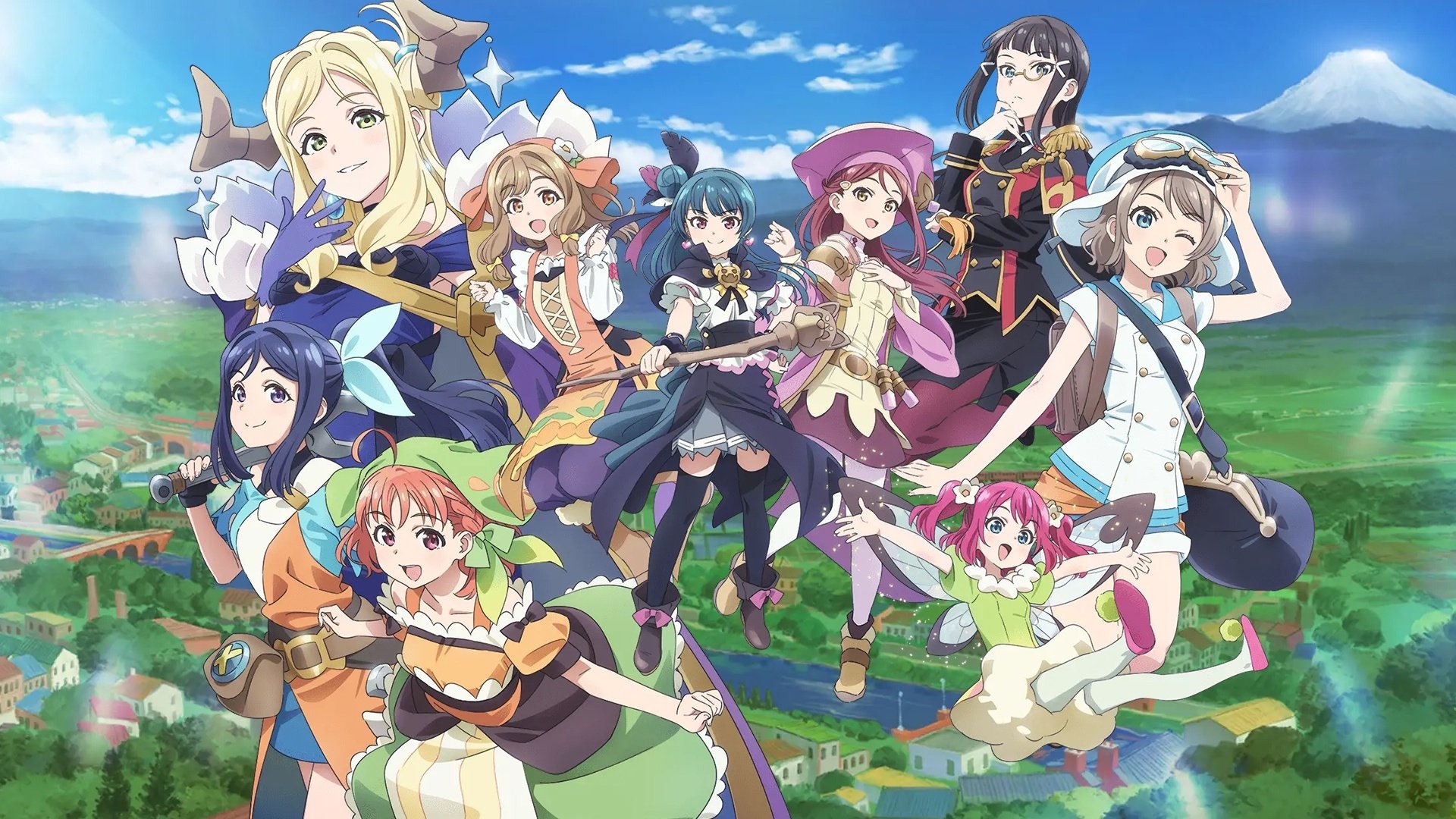 YOHANE THE PARHELION -SUNSHINE in the MIRROR Background