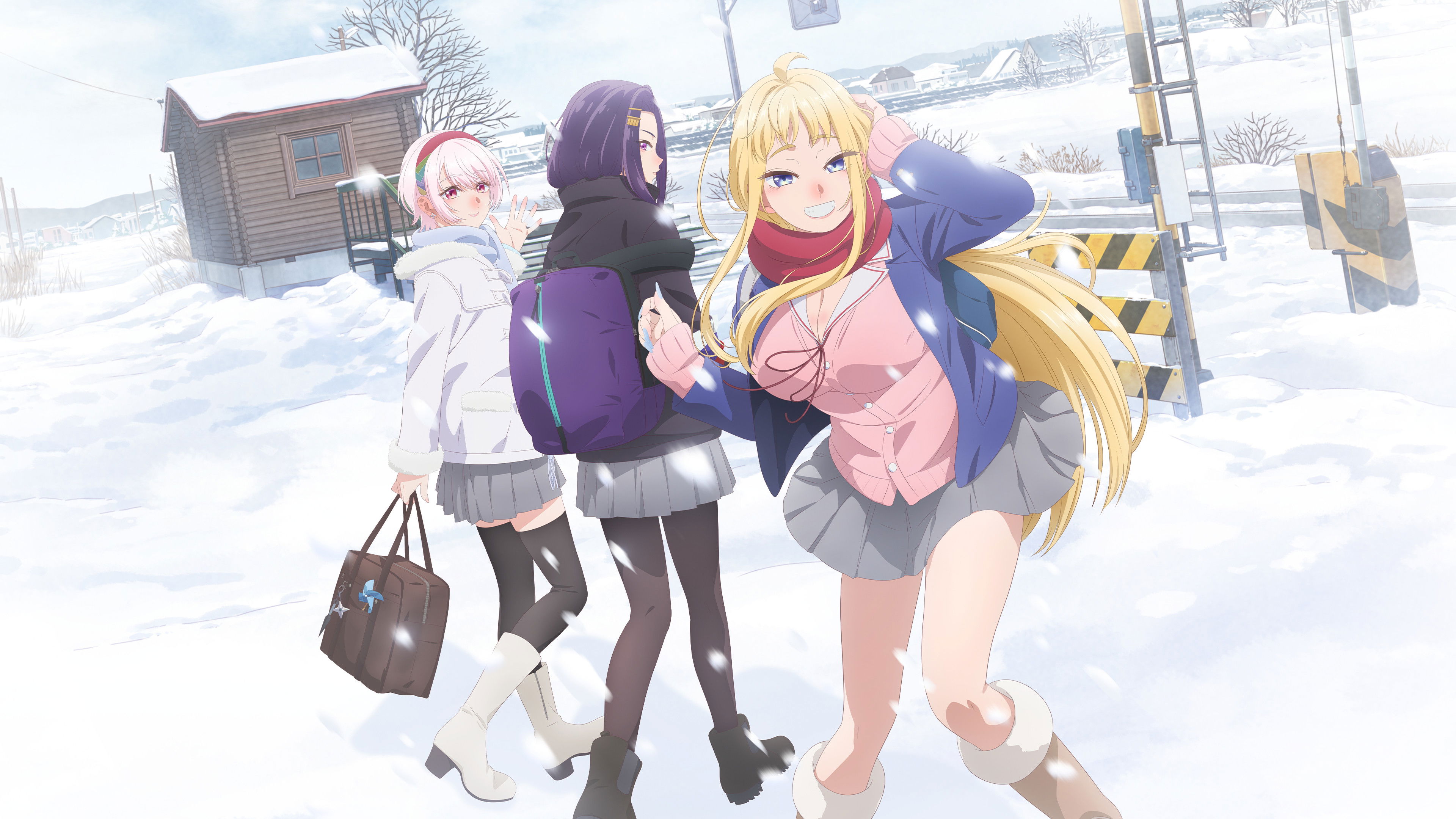 Hokkaido Gals Are Super Adorable! Background