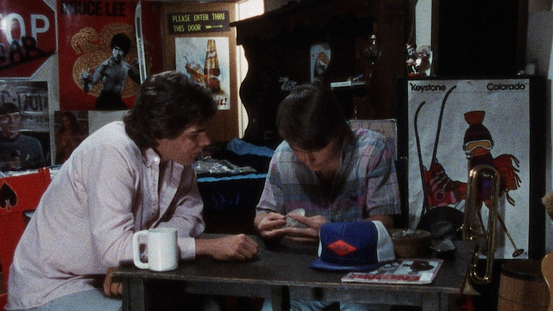 Curse of the Blue Lights Background