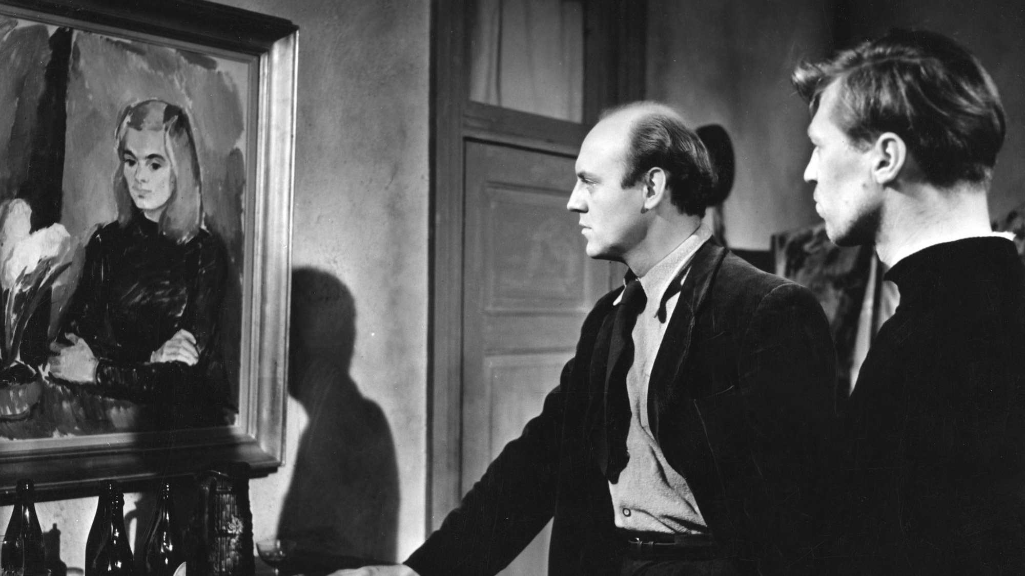 Girl with Hyacinths Background