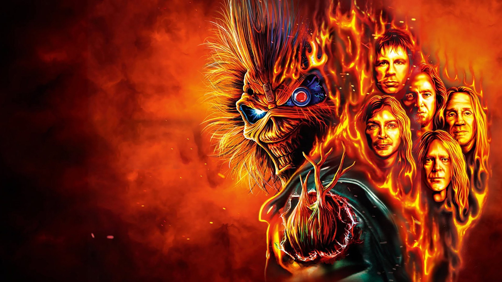 Iron Maiden: Burning Ambition Background