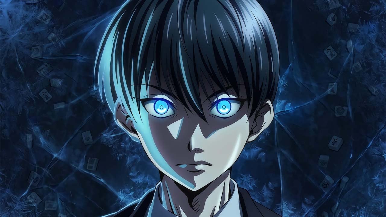 Frozen Mahjong Tiles: Underground Mahjong Battle Record Background