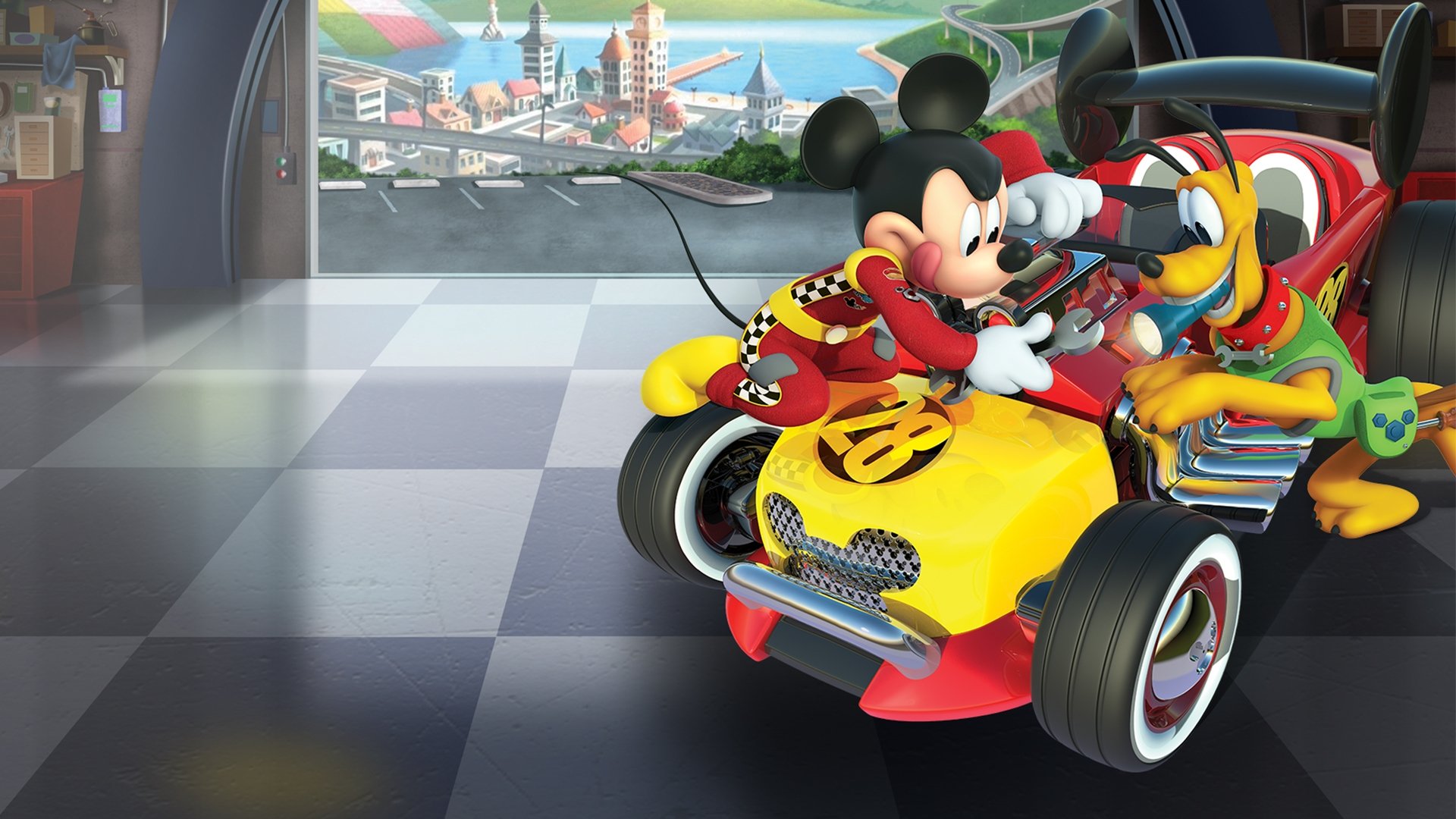 Mickey and the Roadster Racers Background