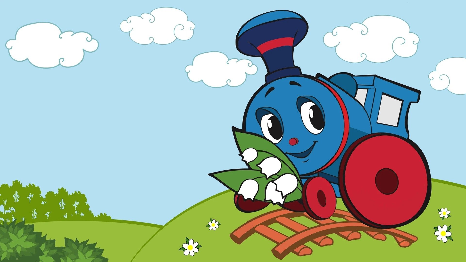 Train From Romashkovo Background