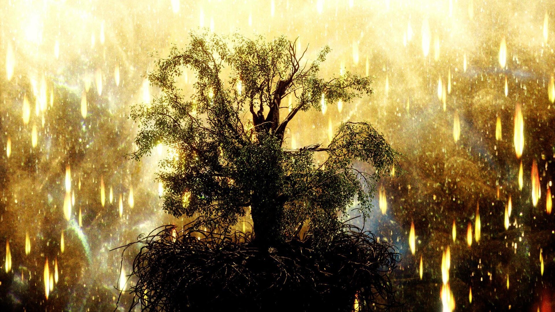 The Fountain Background