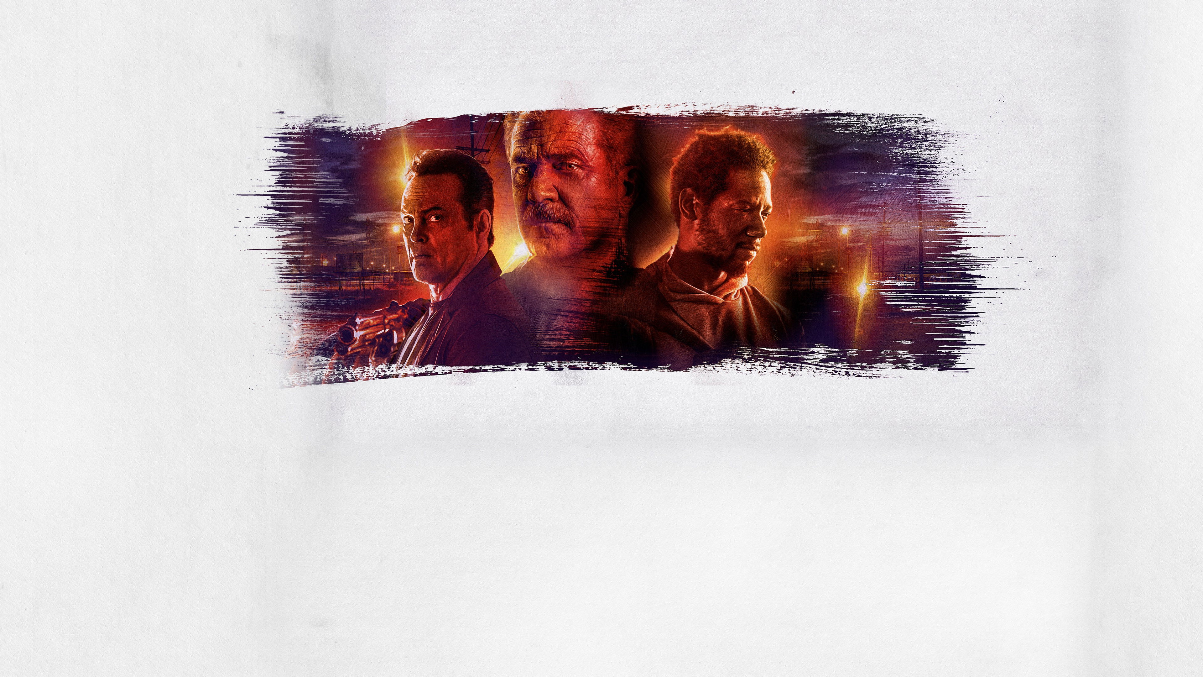 Dragged Across Concrete Background