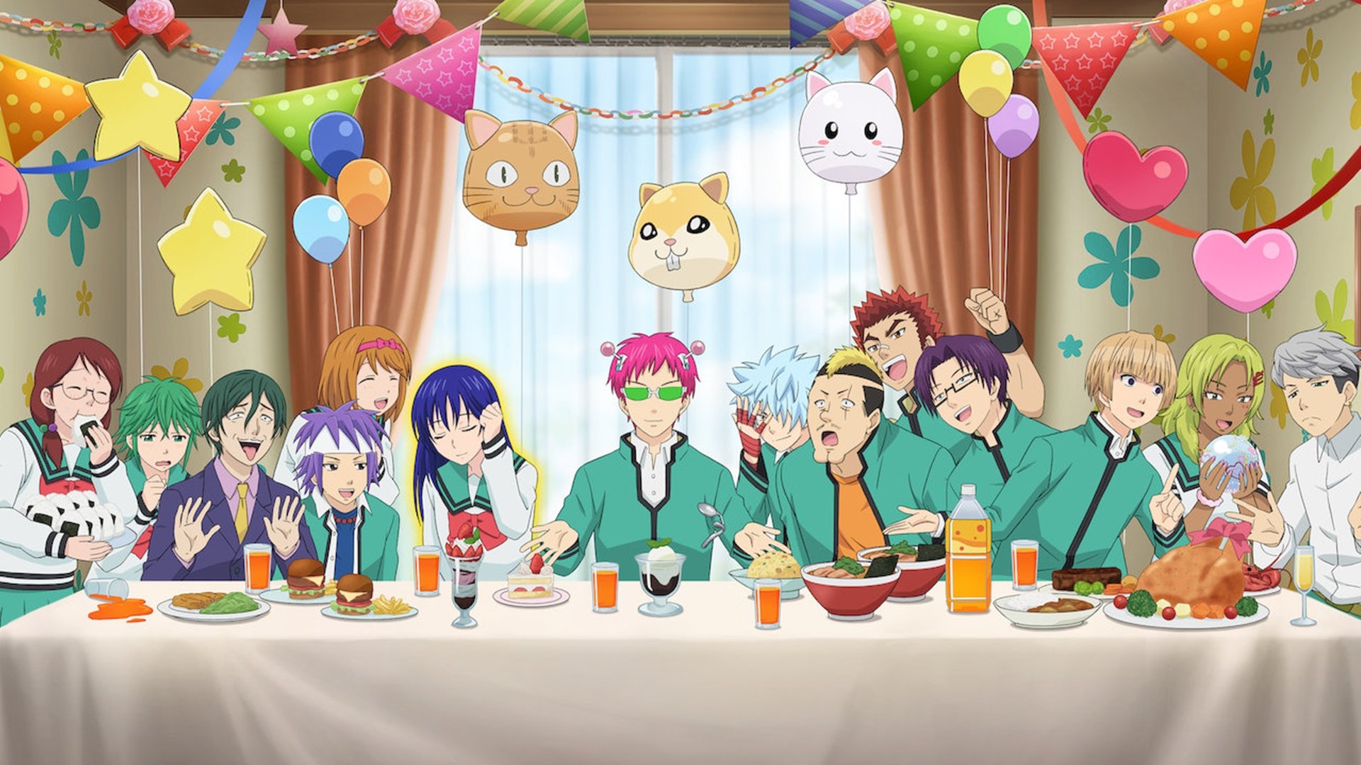 The Disastrous Life of Saiki K.: Reawakened Background