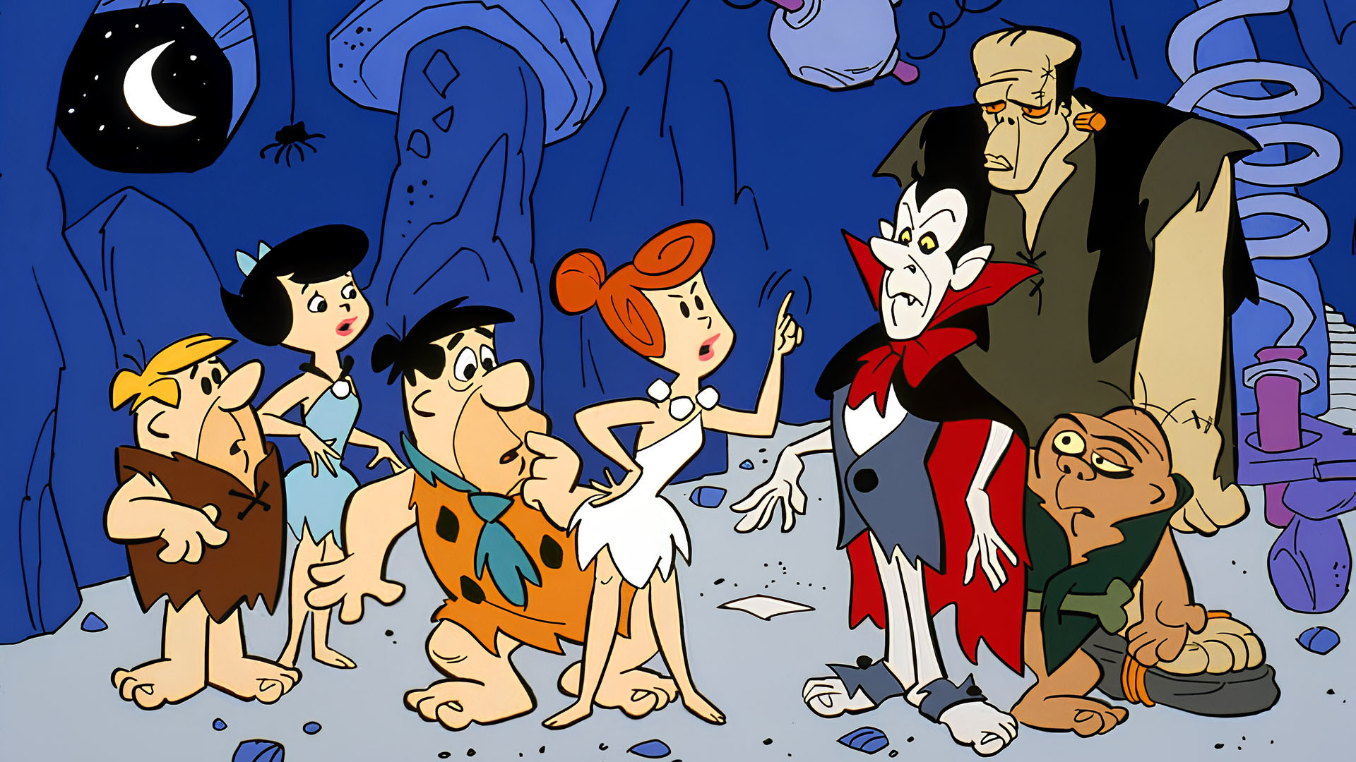 The Flintstones Meet Rockula and Frankenstone Background