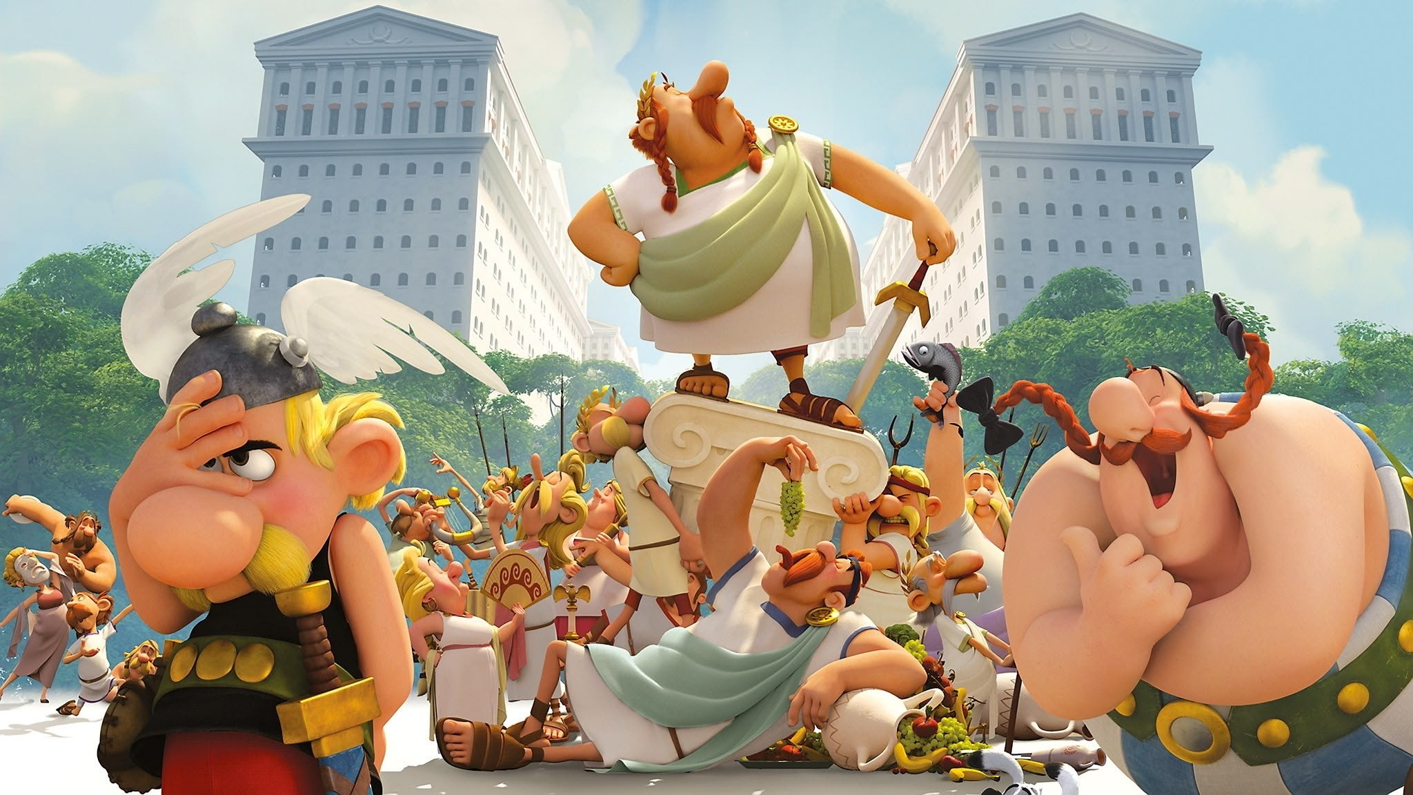Asterix: The Mansions of the Gods Background