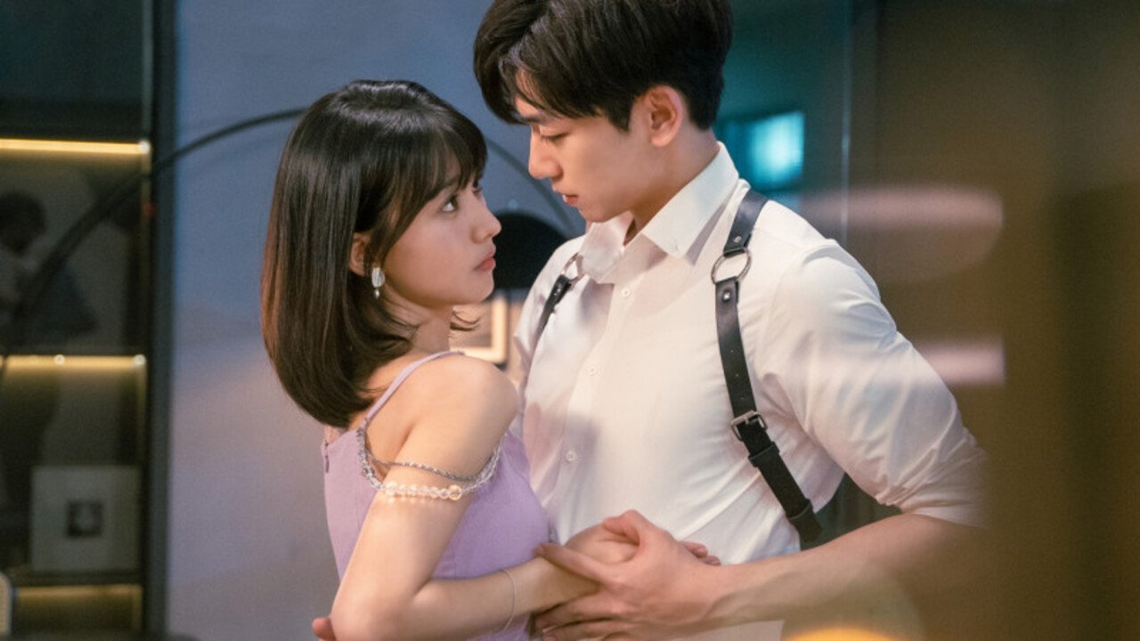 Embrace in the Dark Night Background