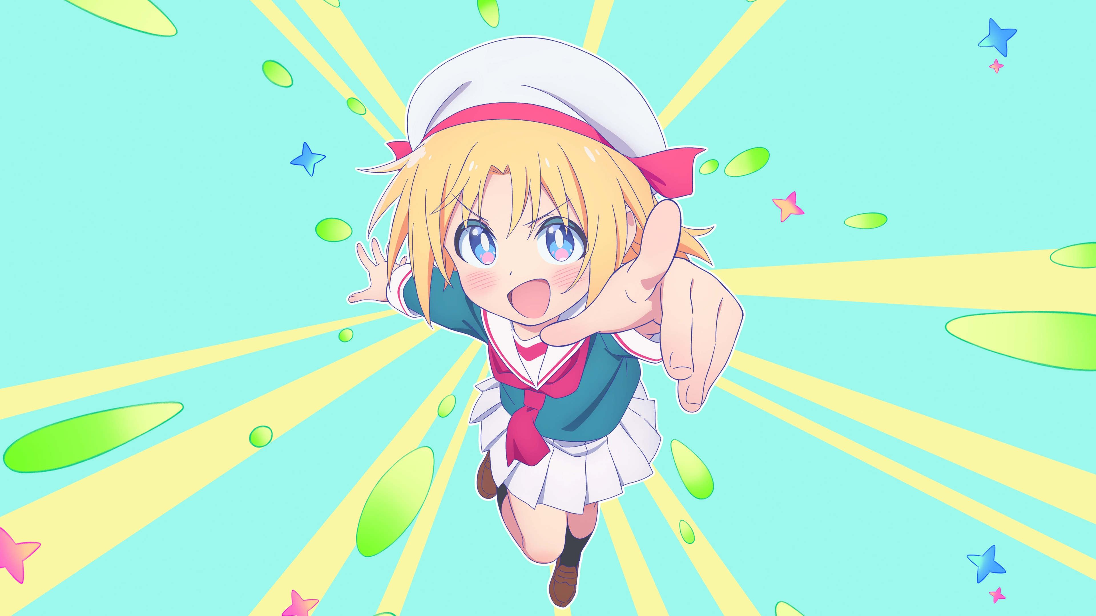 Cultural Exchange with a Game Centre Girl Background