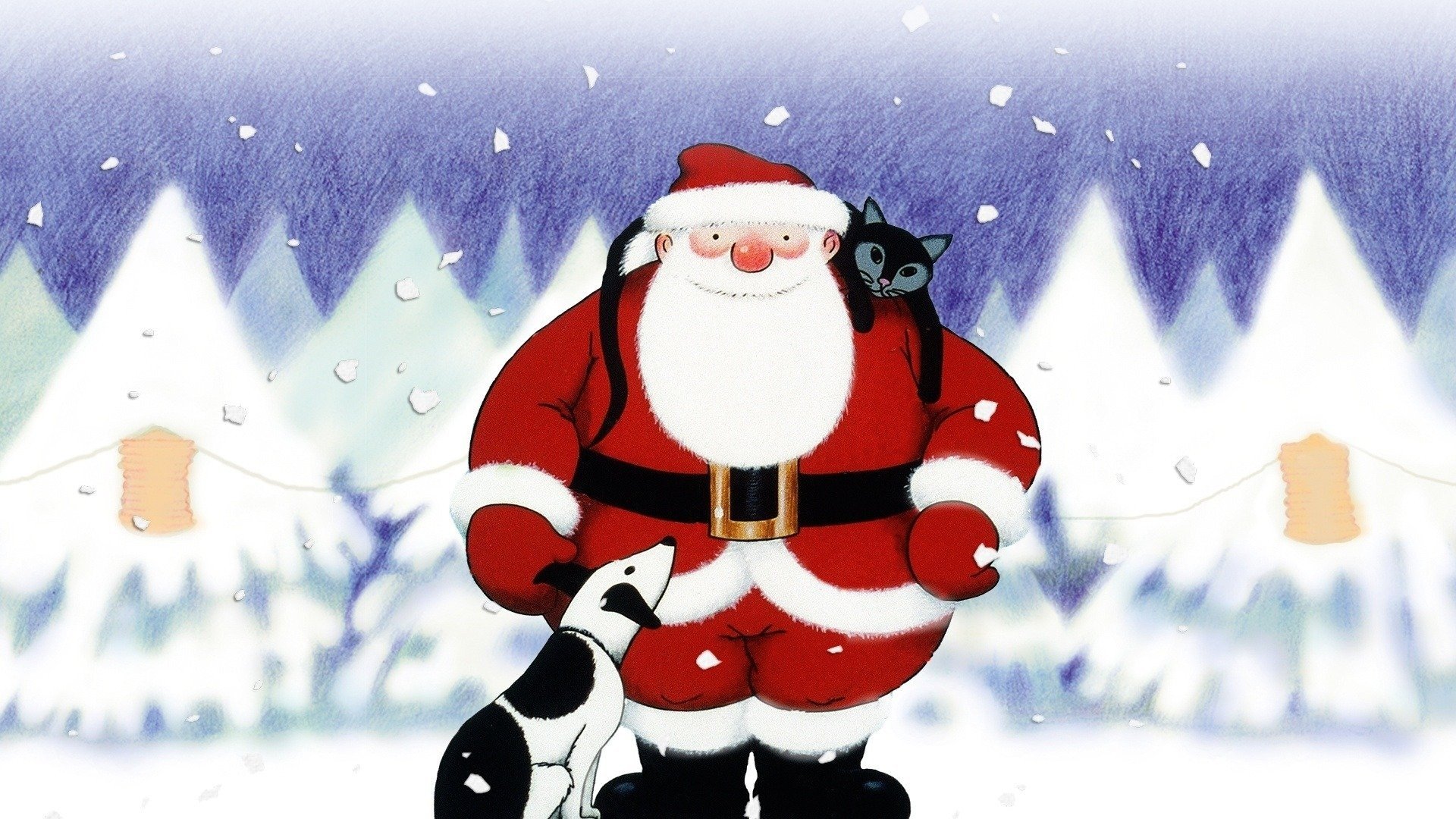 Father Christmas Background