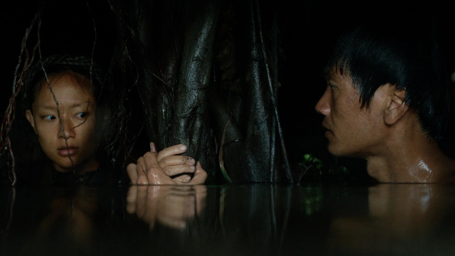 Tunnels: Sun in the Dark Background