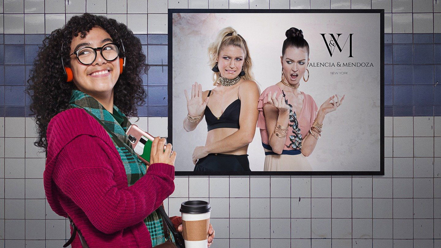 Betty en NY Background