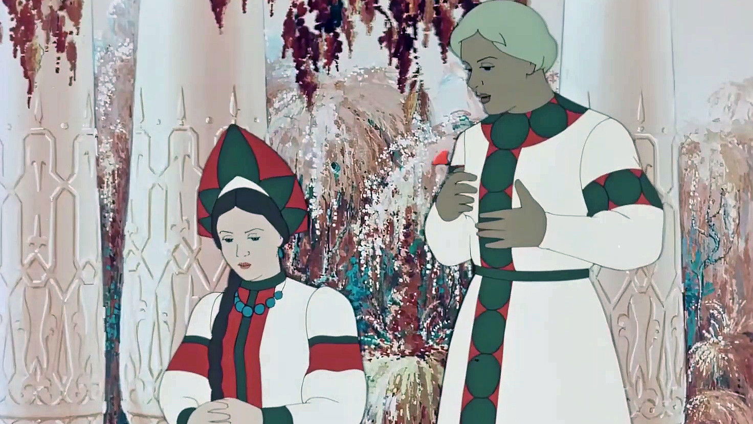 The Scarlet Flower Background