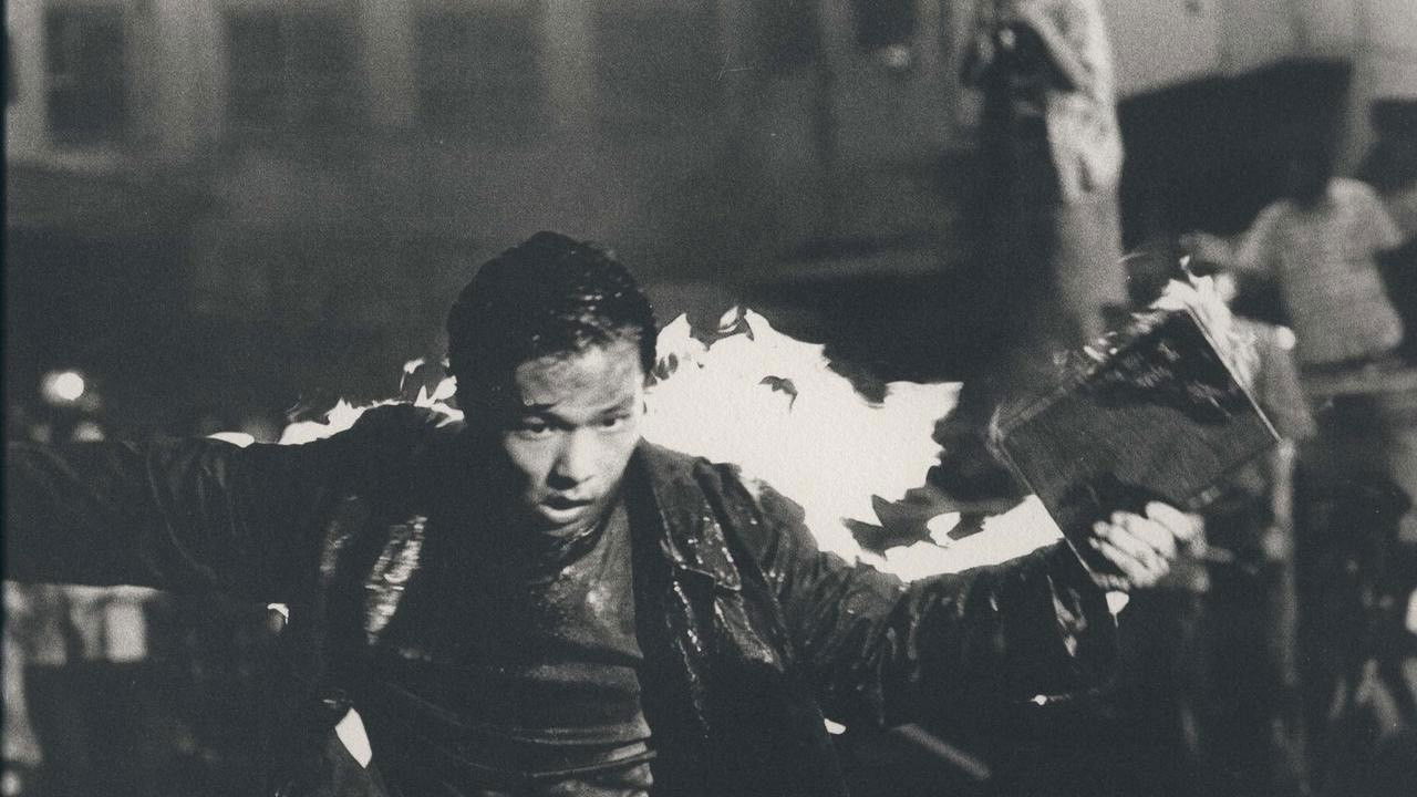 A Single Spark Background