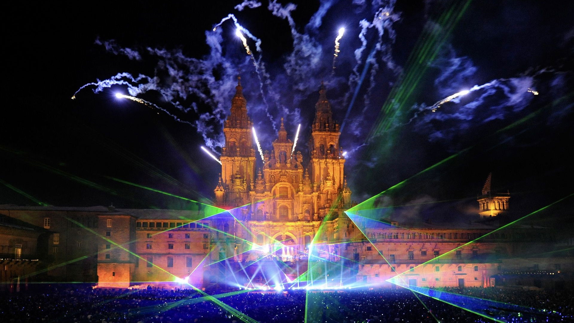 Jean Michel Jarre: Live in Santiago de Compostela Background