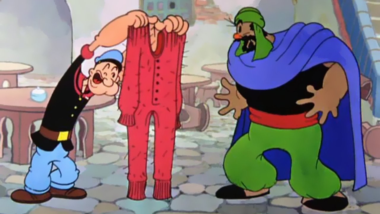 Popeye the Sailor Meets Ali Baba's Forty Thieves Background