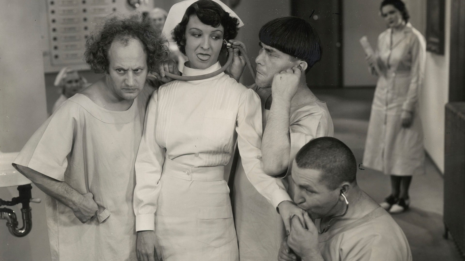 Men in Black Background