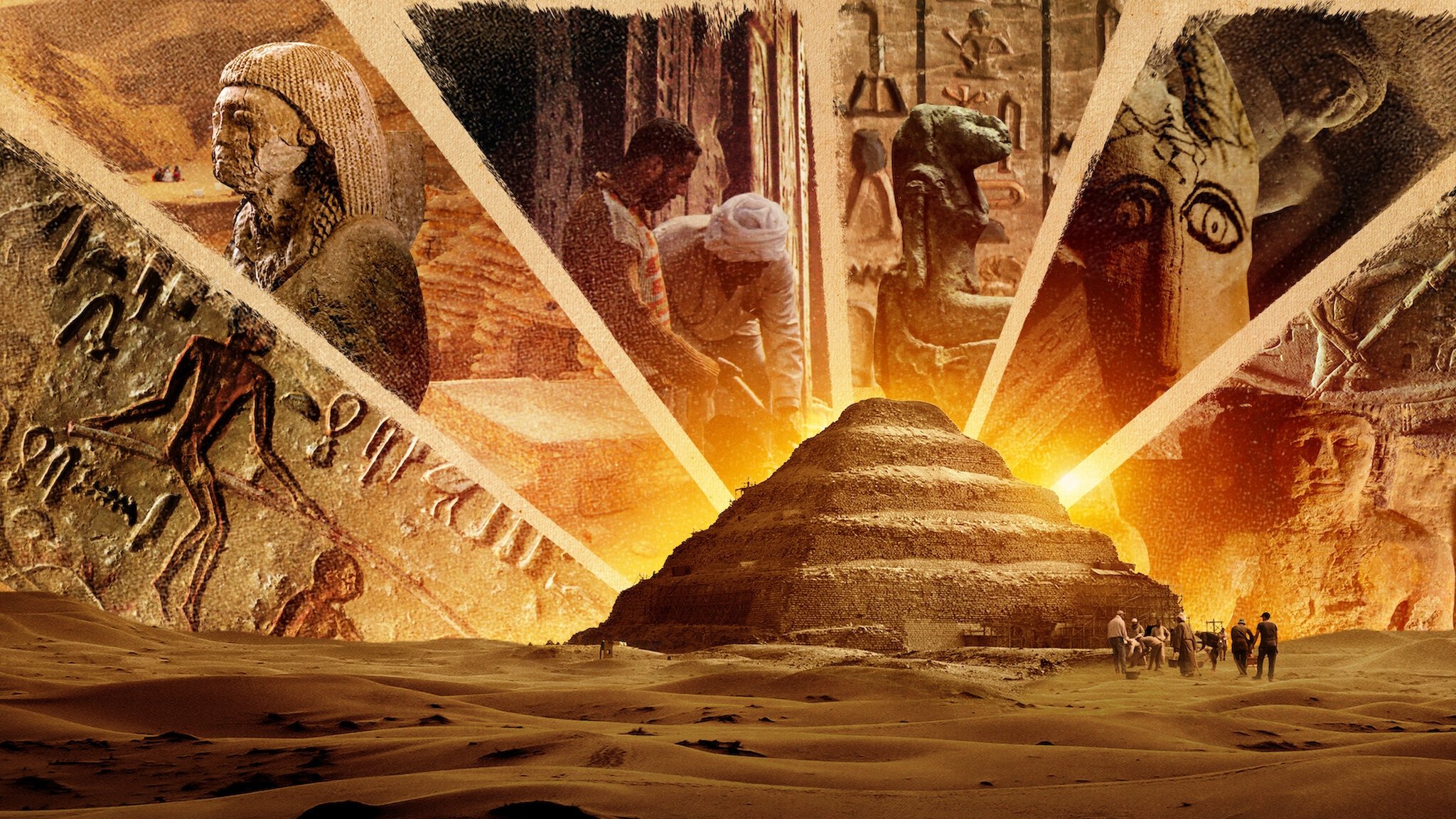 Secrets of the Saqqara Tomb Background