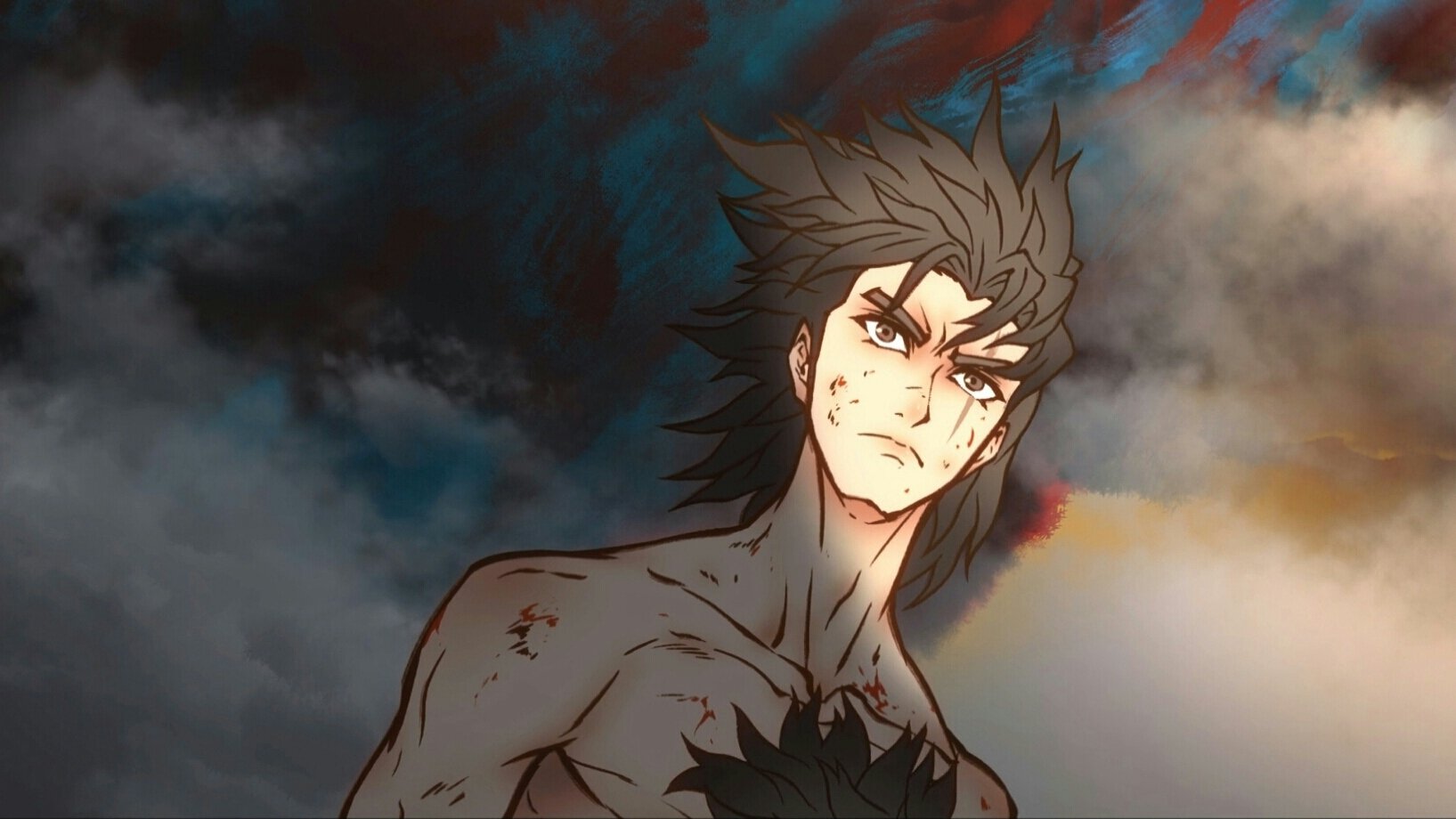 Fog Hill of Five Elements Background