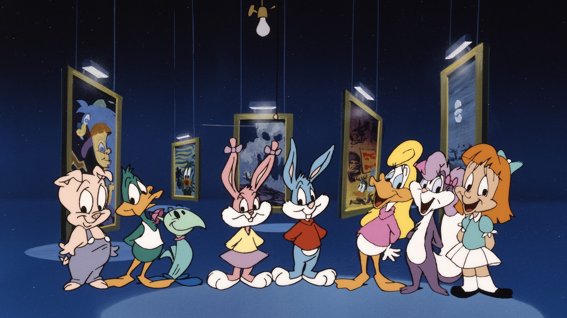 Tiny Toon Night Ghoulery Background