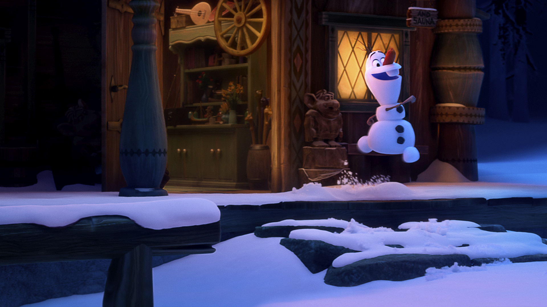 Once Upon a Snowman Background