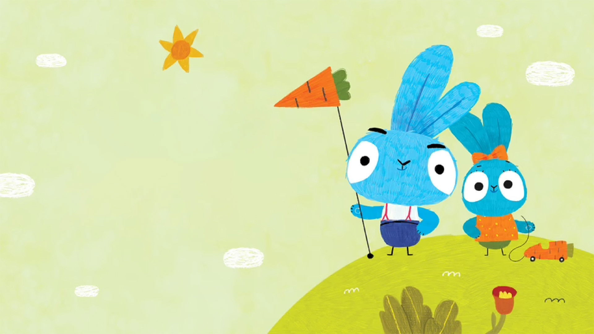 Brave Bunnies Background