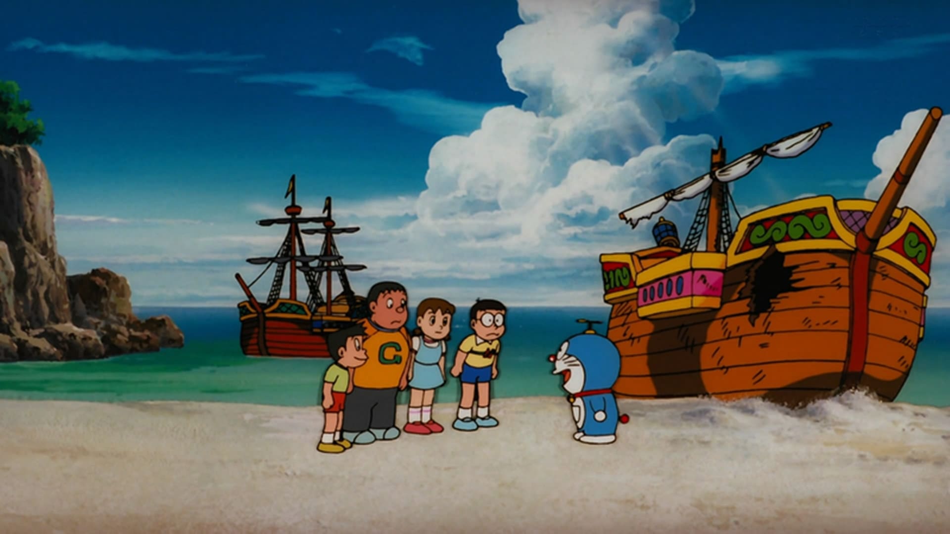 Doraemon: Nobita's Great Adventure in the South Seas Background