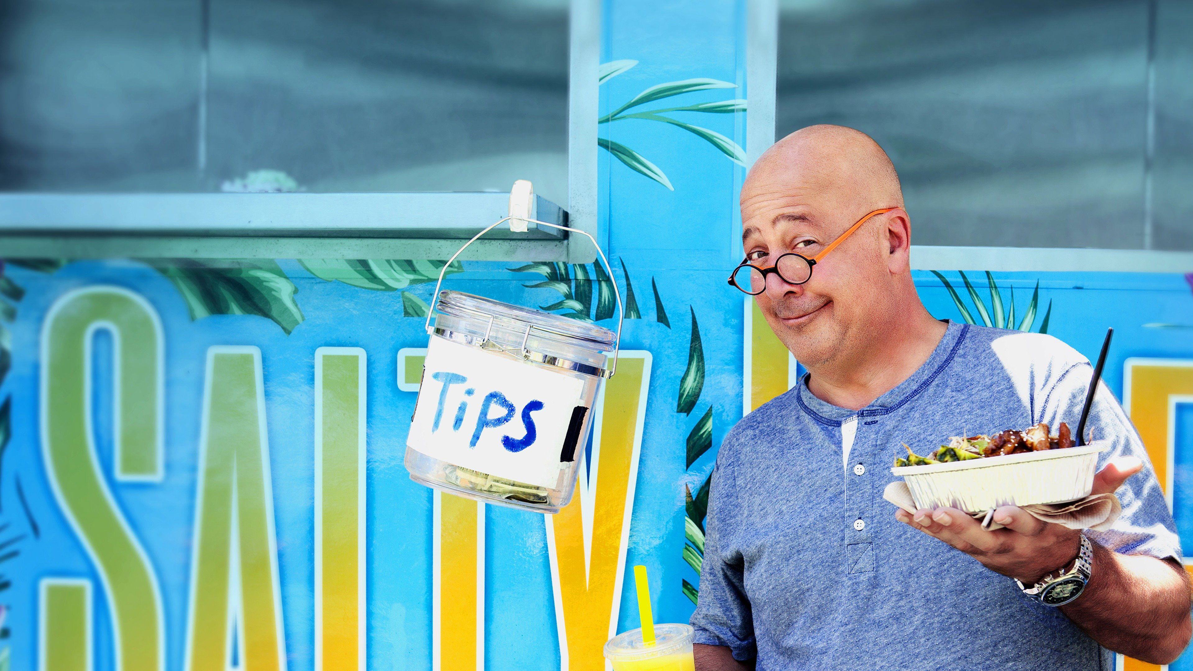 Big Food Truck Tip Background