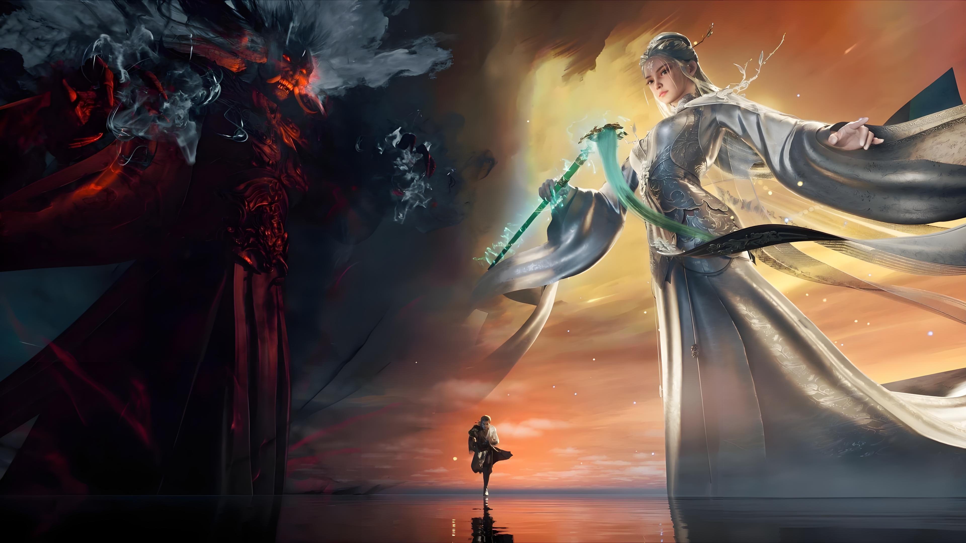 Tales of Herding Gods Background