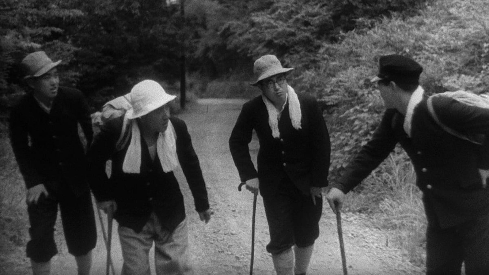 The Masseurs and a Woman Background