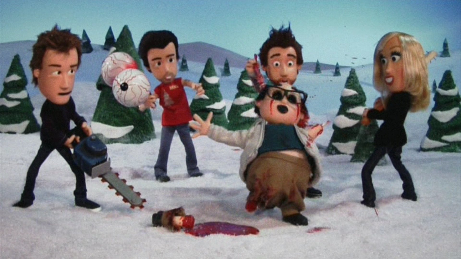 A Very Sunny Christmas Background