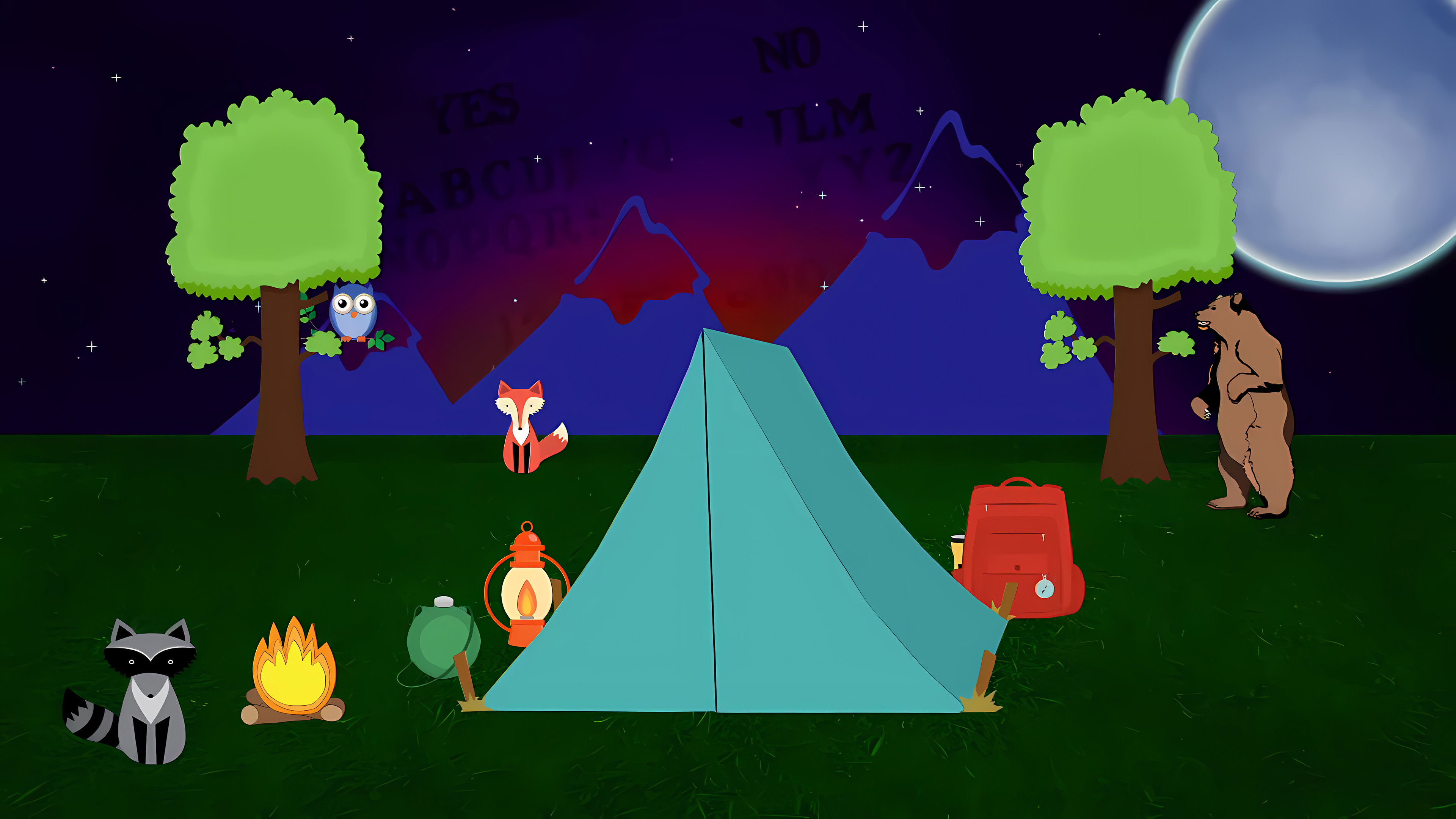 Pure Camp Background