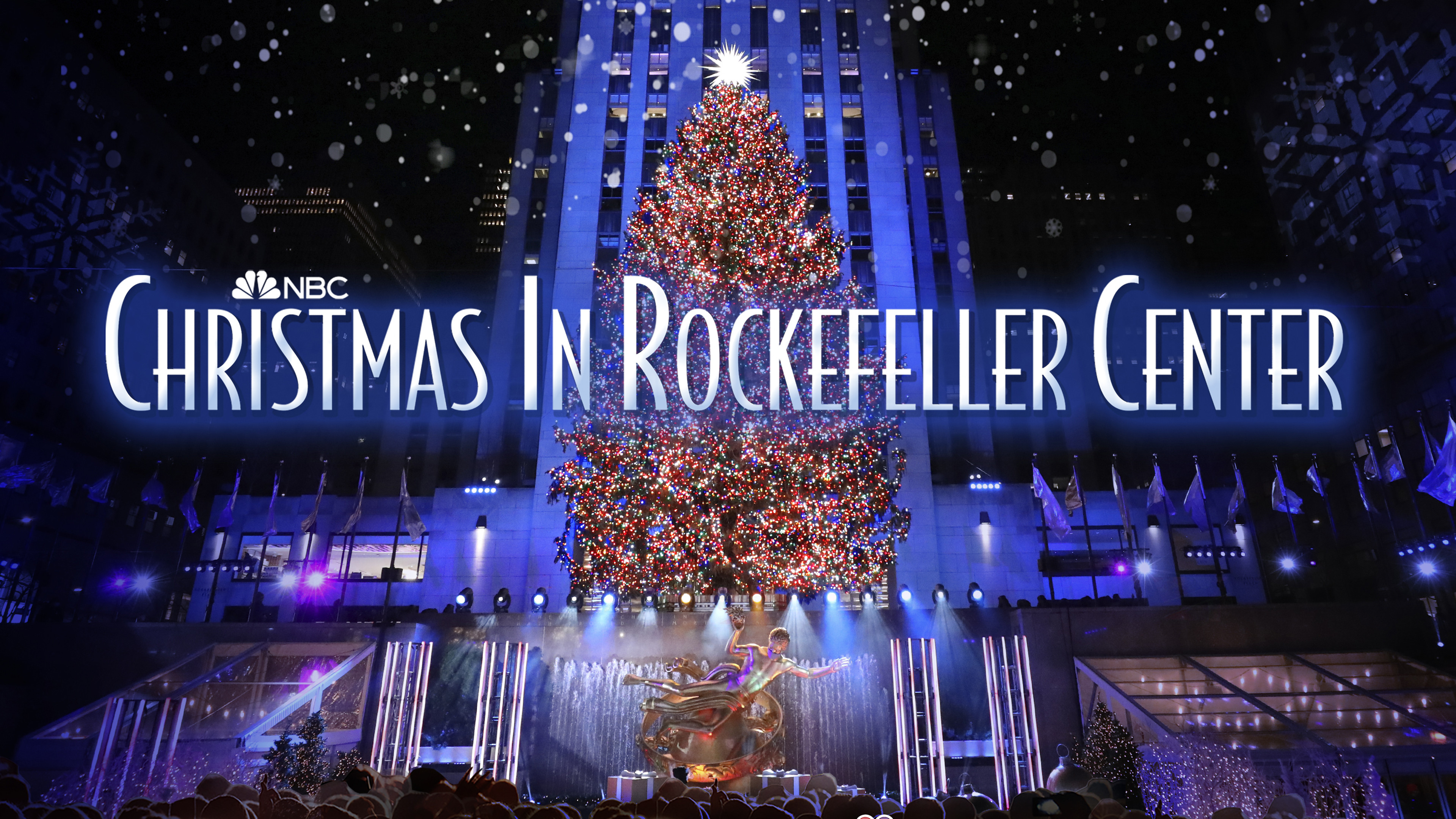Christmas In Rockefeller Center Background