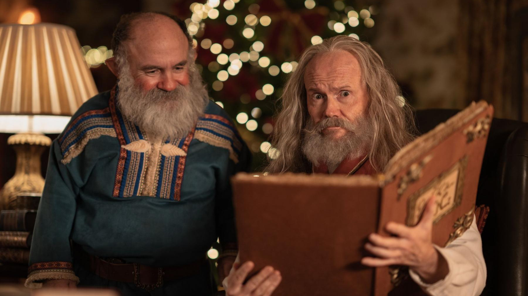 La Navidad en sus manos Background