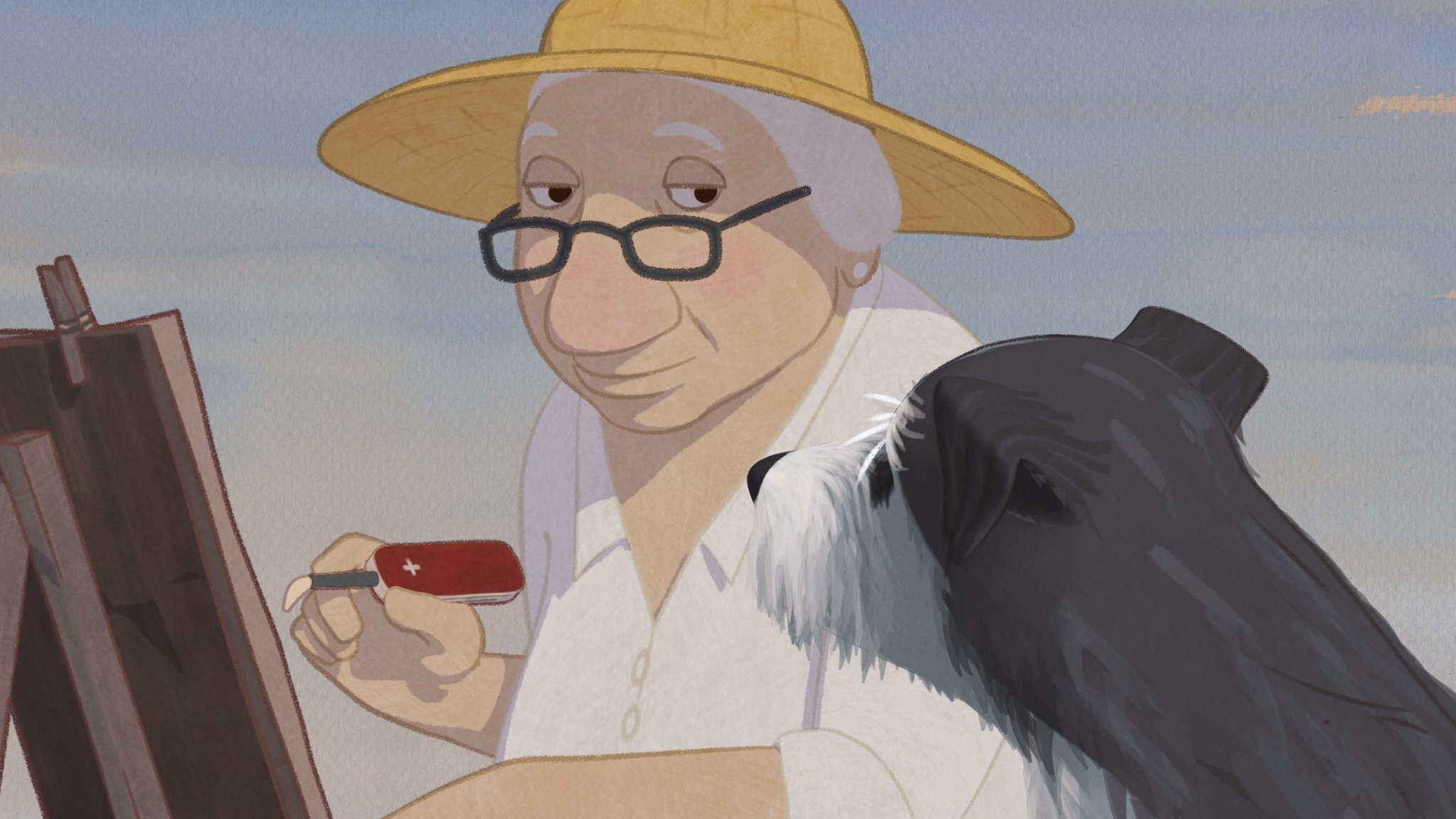 Louise by the Shore Background