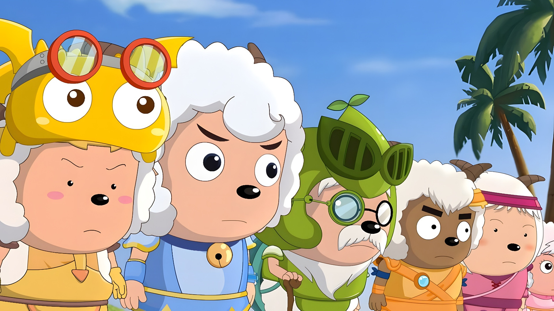 Pleasant Goat and Big Big Wolf 4 Background