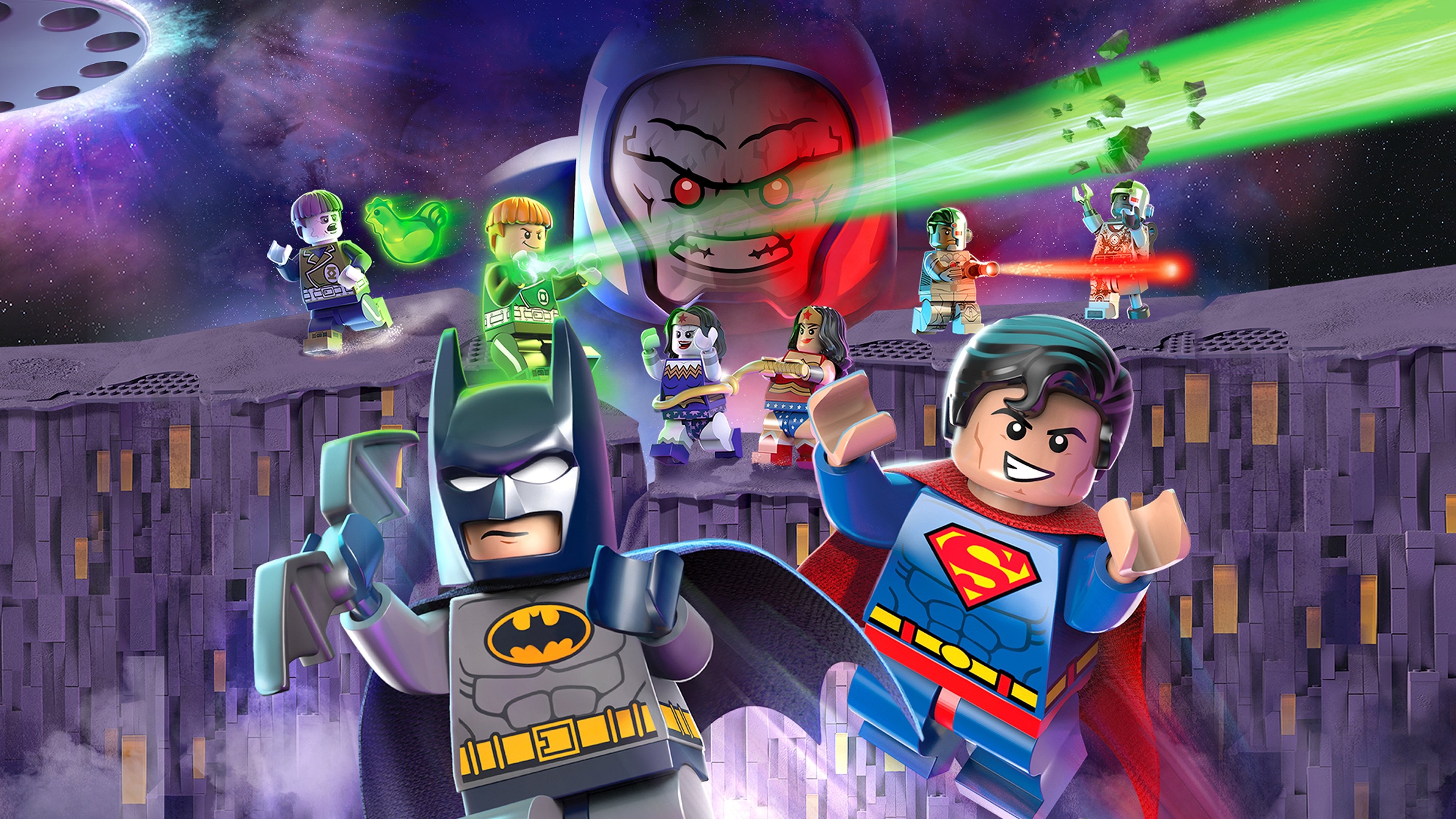 LEGO DC Comics Super Heroes: Justice League vs. Bizarro League Background