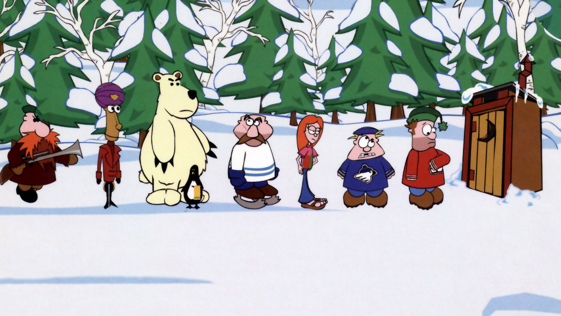 Chilly Beach Background