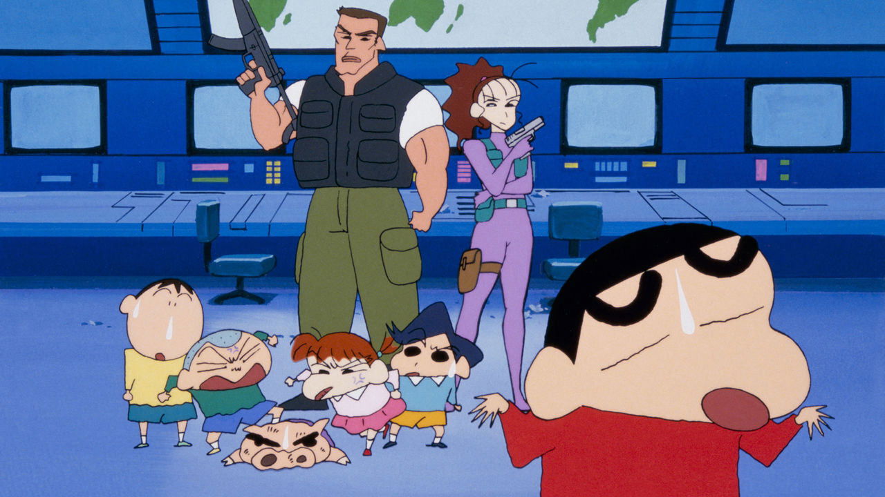 Crayon Shin-chan: Dengeki! Buta no Hizume Daisakusen Background