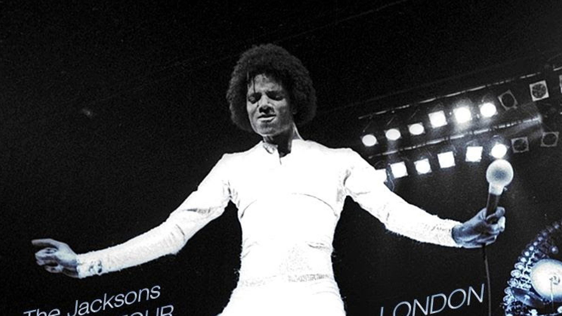 The Jacksons Destiny Tour Live in London Background
