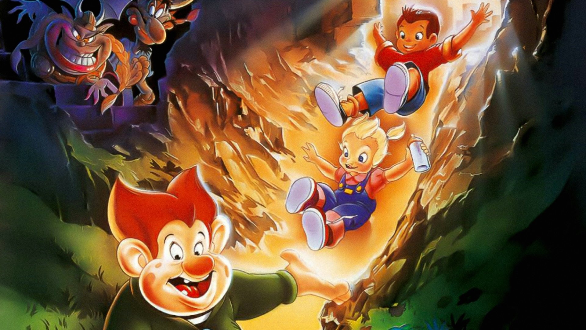 A Troll in Central Park Background