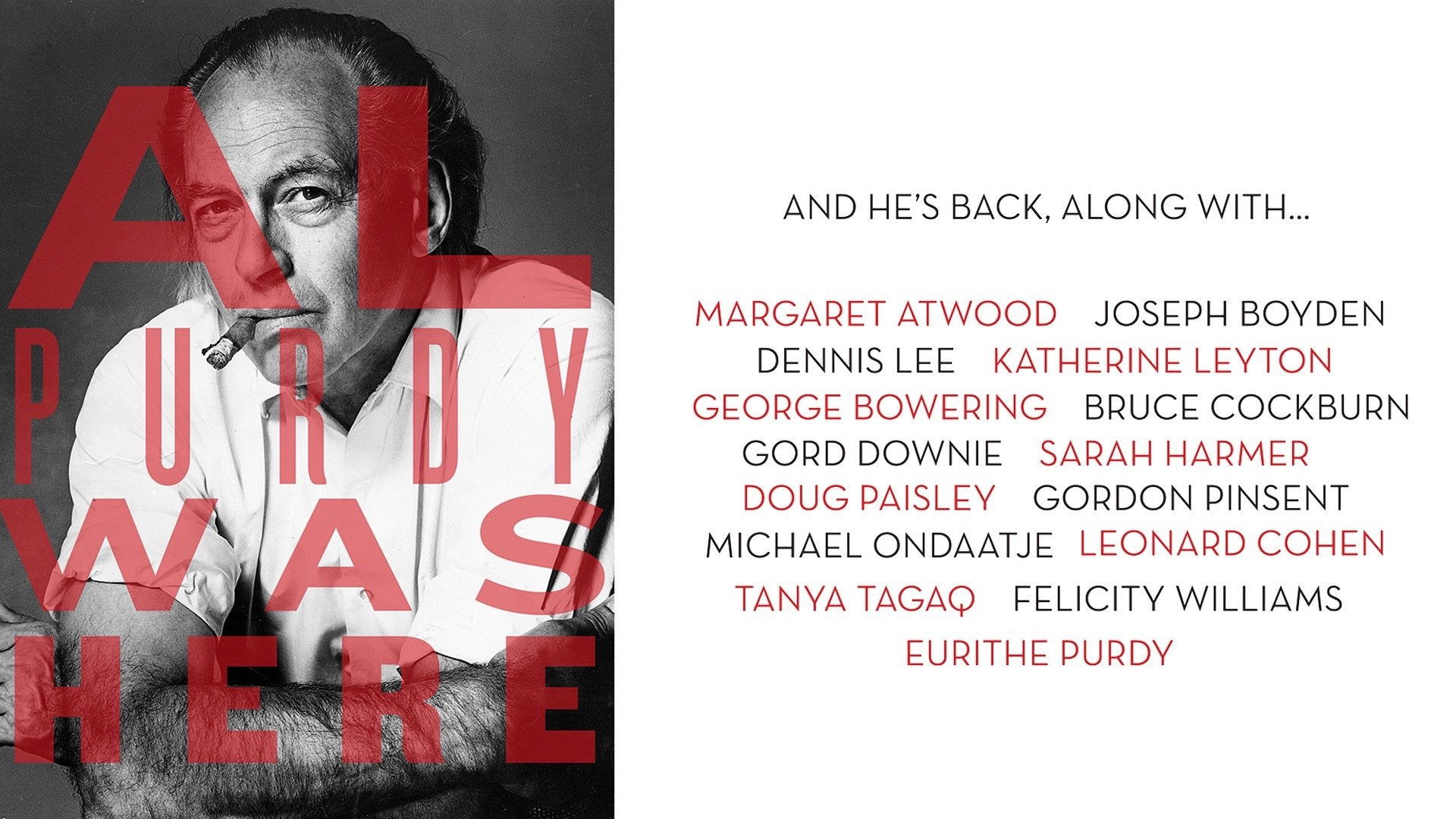 Al Purdy Was Here Background