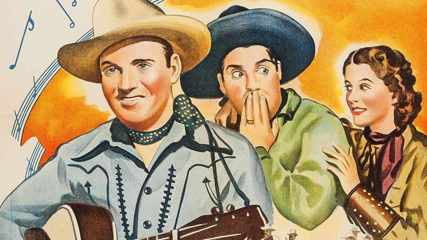 The Old Barn Dance Background