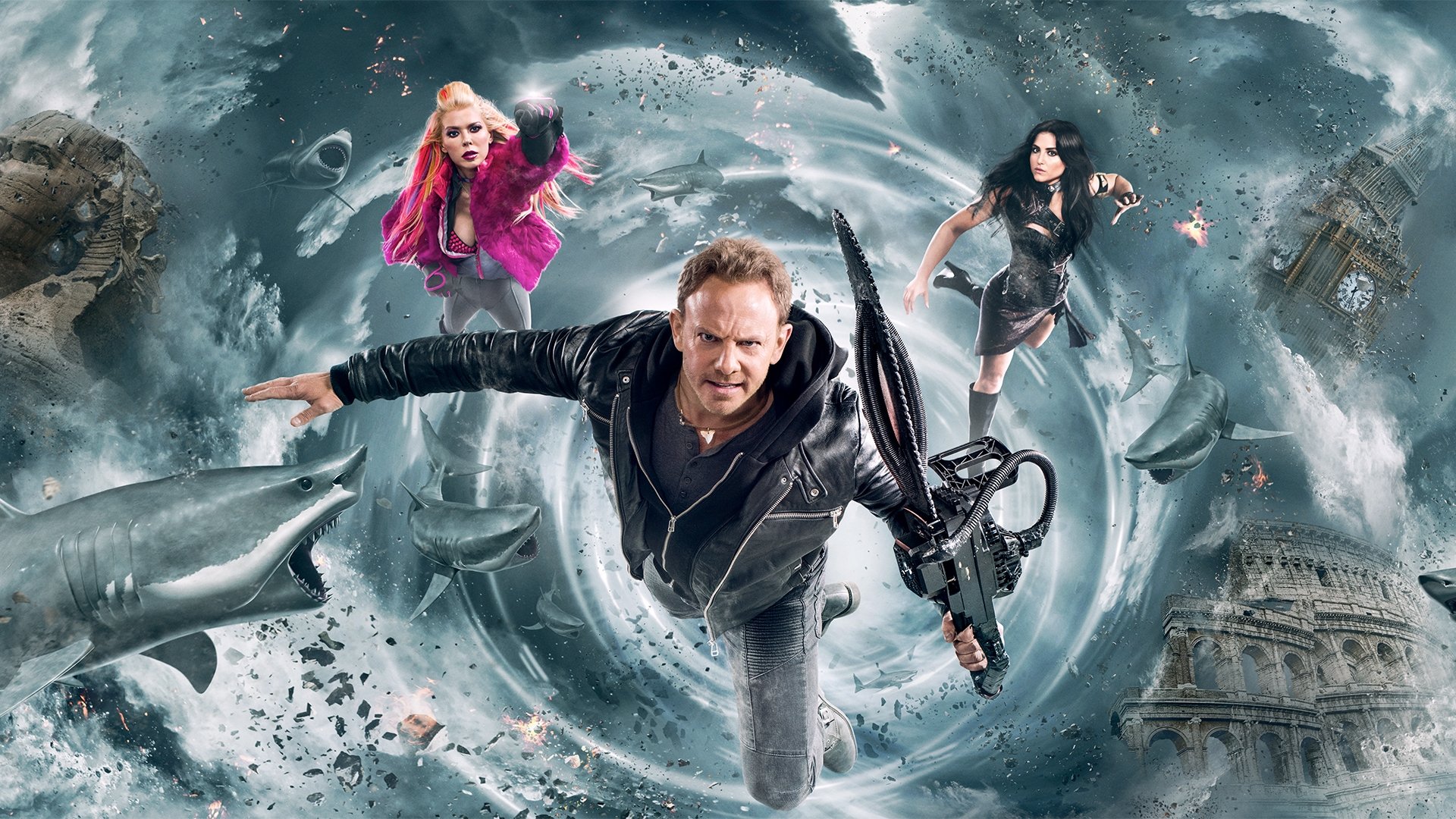 Sharknado 5: Global Swarming Background